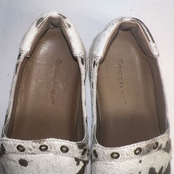 Chocolat Blu Neve Cowhide Design Brown Tan Shoe Size 7.5 - Picture 7 of 10